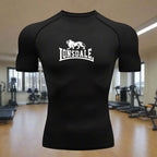 Lonsdale Men's Compression Gym Shirt – Quick-Dry Tight Fit for Fitness & Training - FitZone360