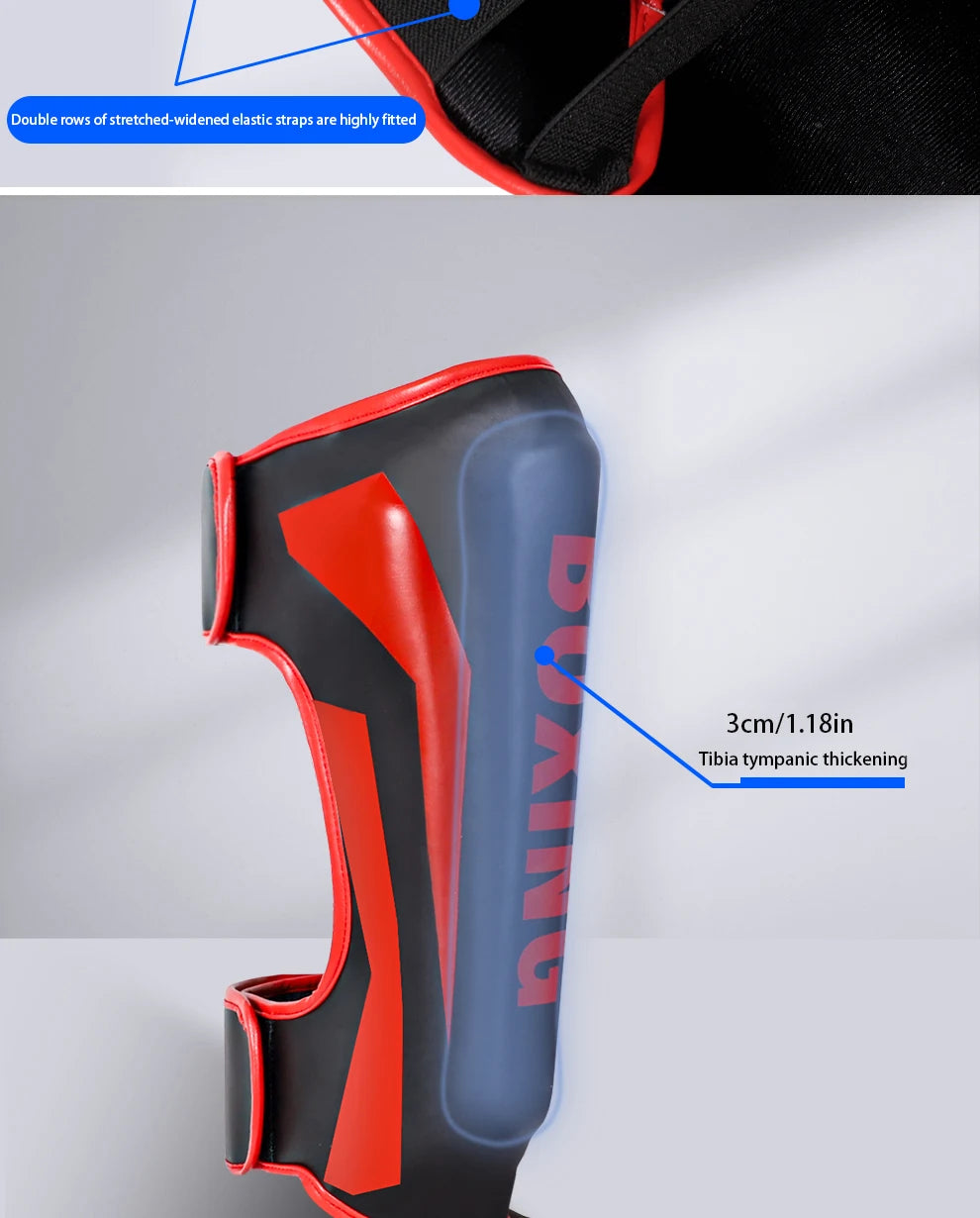 🥊 Muay Thai & Kickboxing Shin Guards | Shin Pads for Sparring & Training - FitZone360
