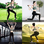 Yoga Pilates Bar with Resistance Bands | Full-Body Workout for Strength, Toning & Stretching - FitZone360