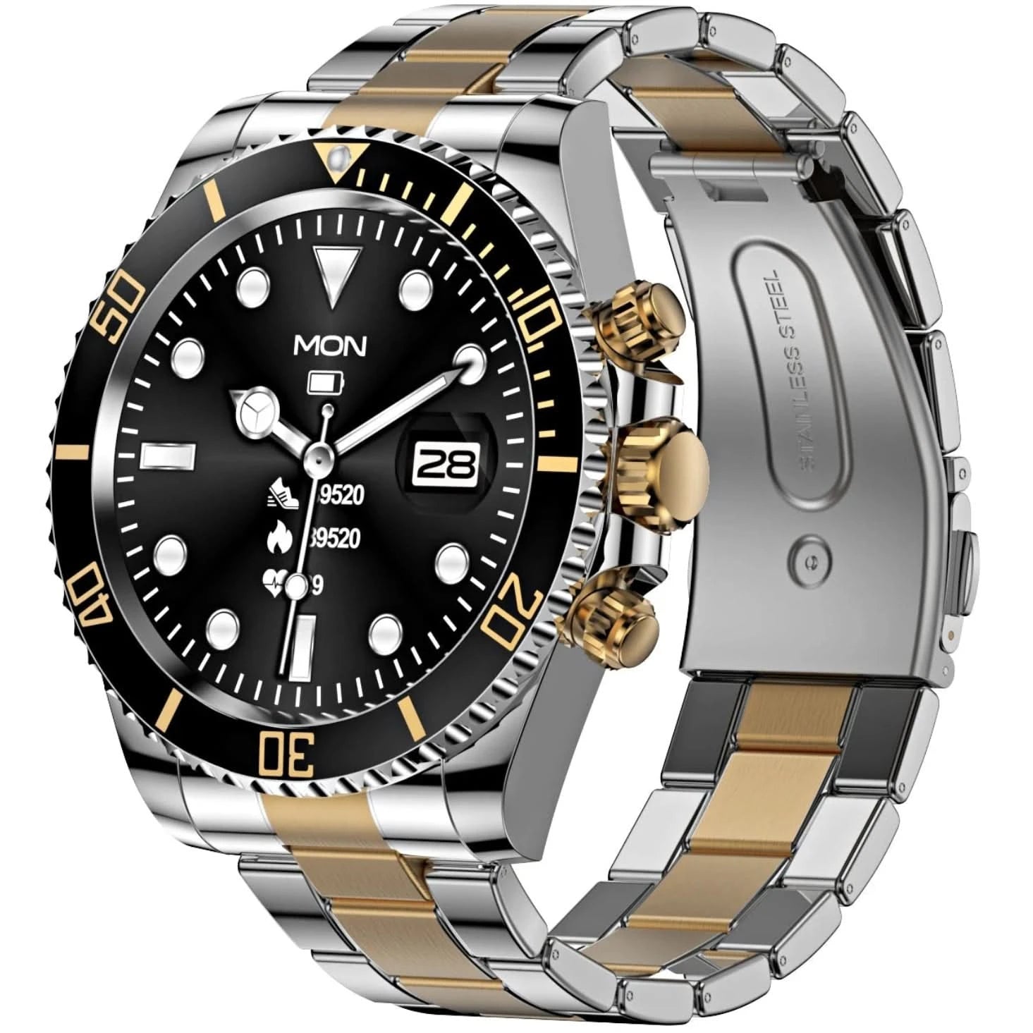 Rolex Inspired Smartwatch – Stylish, High-End Smart Wear for Men  - FitZone360