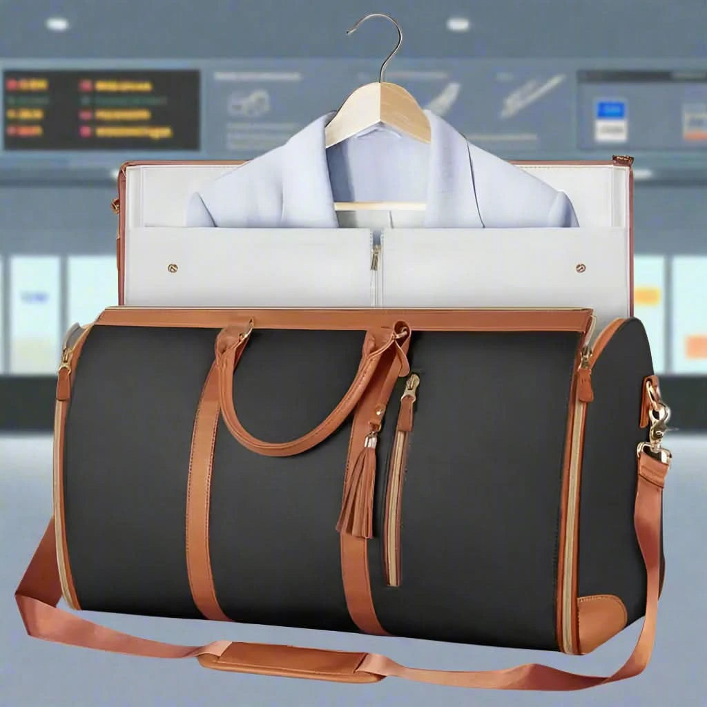 Travel Non-Crease Foldable Suit Bag | Stylish & Convenient Carry-On Luggage - FitZone360