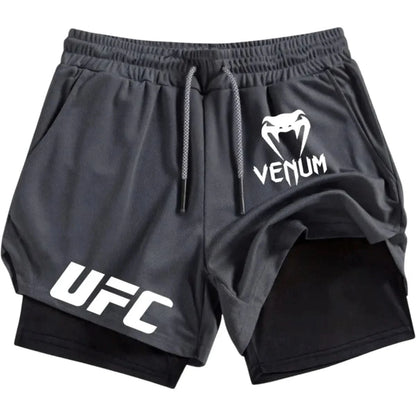 Venum UFC 2-Layer Compression Shorts | Fight-Ready Performance | FitZone360 - FitZone360