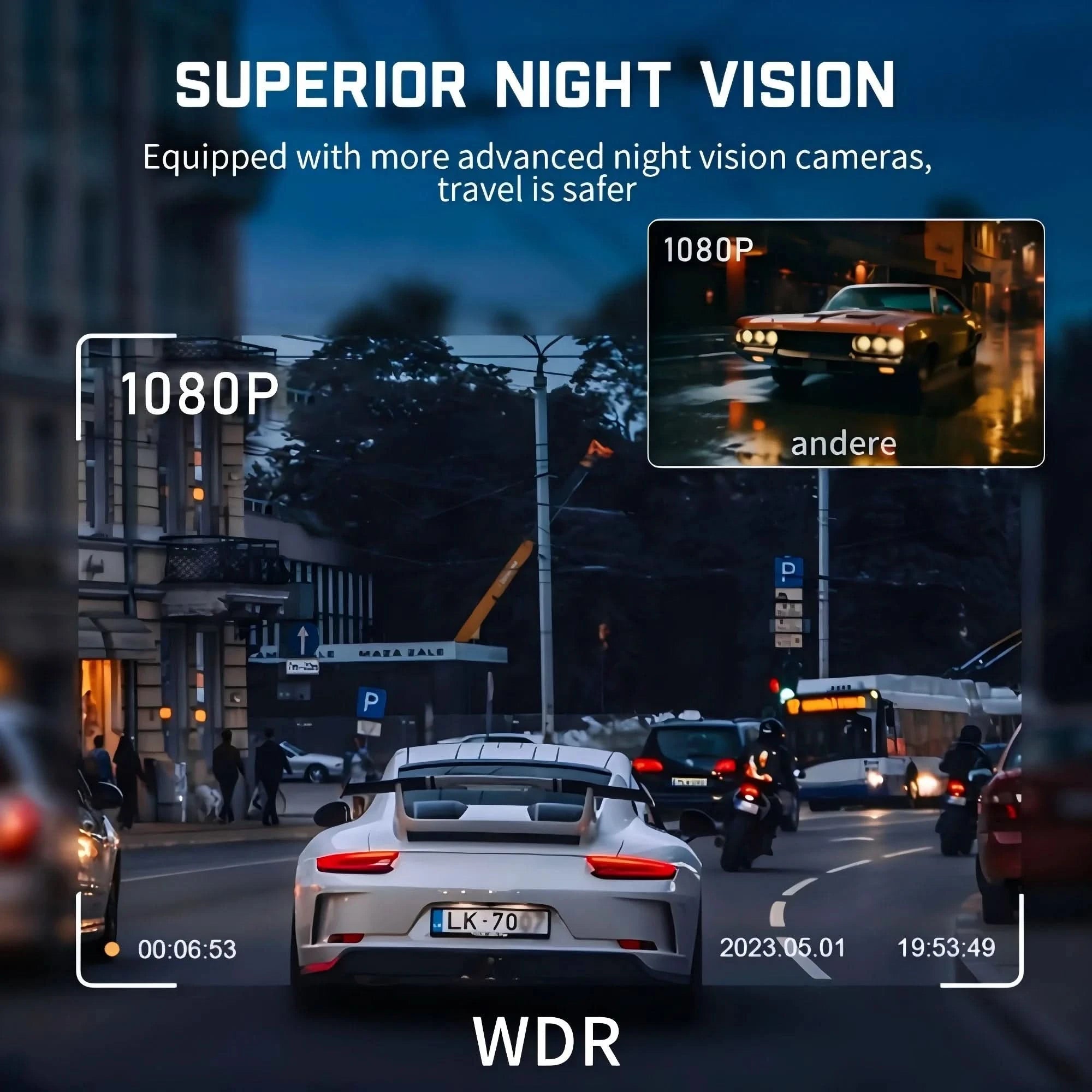 Ultra HD Smart Dash Cam | Your Ultimate Driving Companion - FitZone360