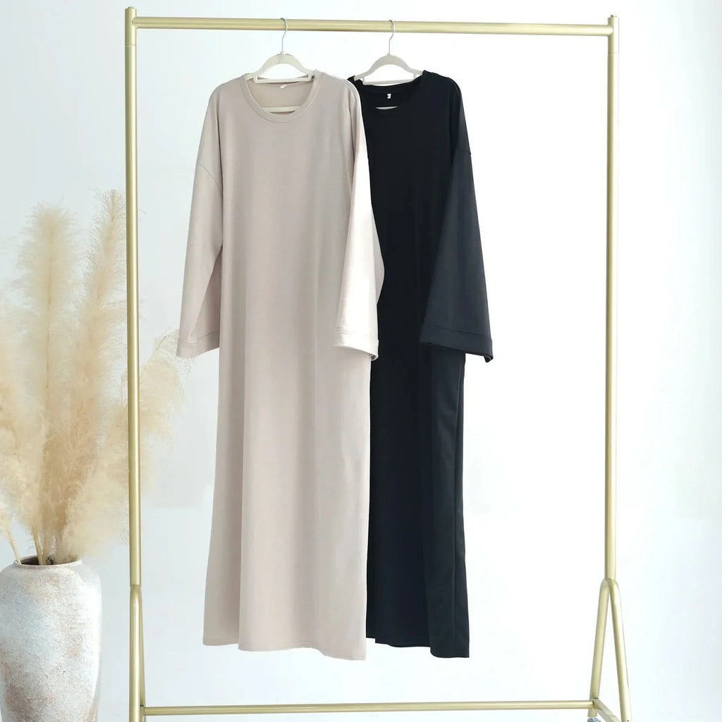 Casual Muslim Abaya Sweatshirt Dress for Women | Modest Daily Wear - FitZone360