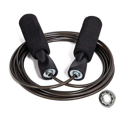 🏃 Adjustable Steel Wire Speed Jump Rope – Fast, Durable & Perfect for All Ages 🧒👨‍🦱 - FitZone360