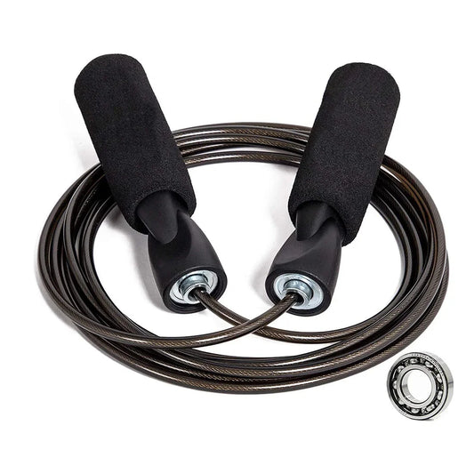 🏃 Adjustable Steel Wire Speed Jump Rope – Fast, Durable & Perfect for All Ages 🧒👨‍🦱 - FitZone360