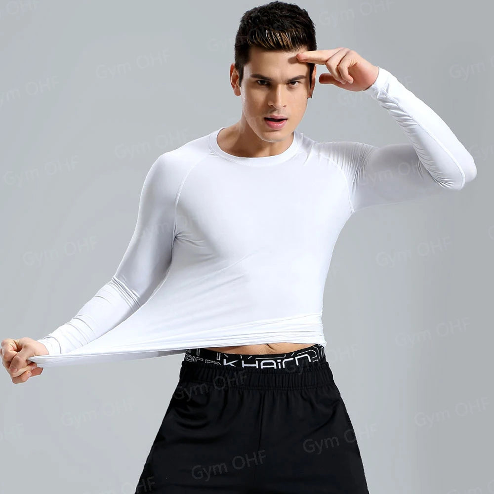 Lonsdale Men's Compression Gym Shirt – Quick-Dry Tight Fit for Fitness & Training - FitZone360