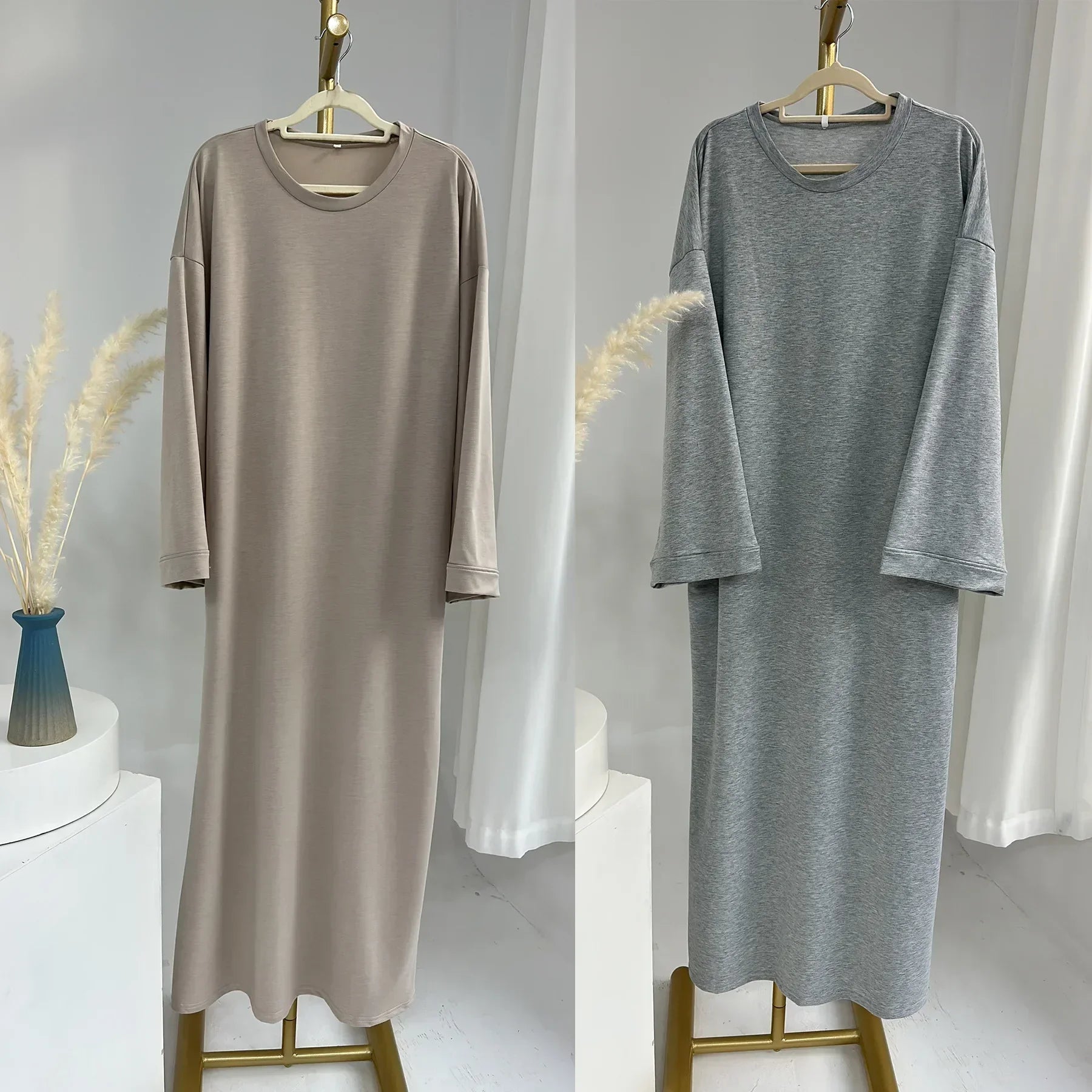 Casual Muslim Abaya Sweatshirt Dress for Women | Modest Daily Wear - FitZone360