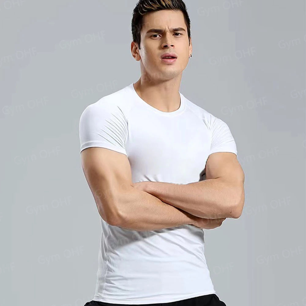 Lonsdale Men's Compression Gym Shirt – Quick-Dry Tight Fit for Fitness & Training - FitZone360