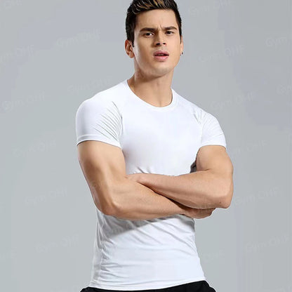 Lonsdale Men's Compression Gym Shirt – Quick-Dry Tight Fit for Fitness & Training - FitZone360
