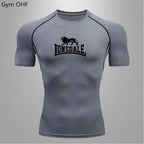 Lonsdale Men's Compression Gym Shirt – Quick-Dry Tight Fit for Fitness & Training - FitZone360