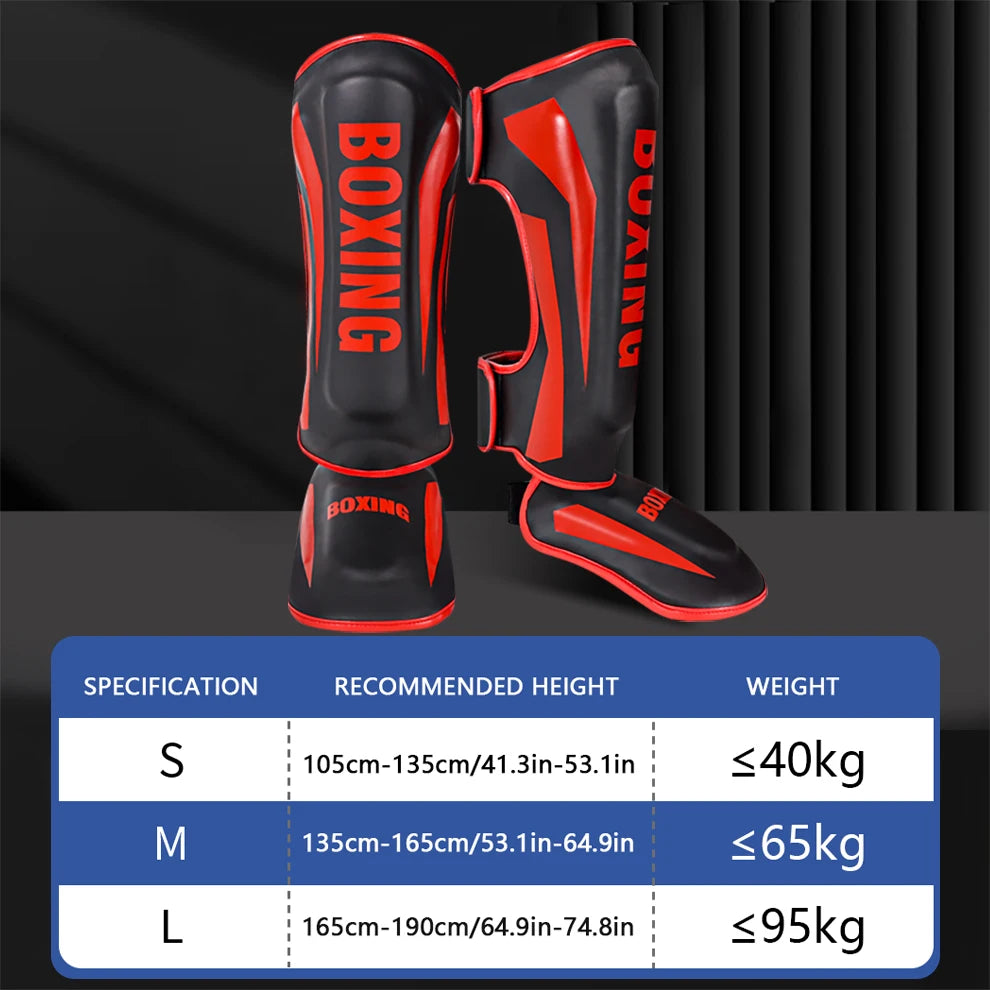 🥊 Muay Thai & Kickboxing Shin Guards | Shin Pads for Sparring & Training - FitZone360