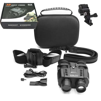NV8160 1080P Military Digital Infrared Night Vision | Binoculars with Helmet Mount - FitZone360