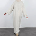 Casual Muslim Abaya Sweatshirt Dress for Women | Modest Daily Wear - FitZone360