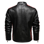 Men’s Vintage Motorcycle Jacket | Embroidered Biker Bomber Coat