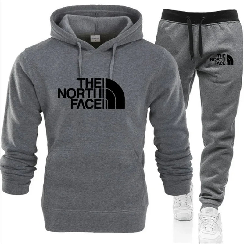 The North Face Tracksuit Set – Hooded Sweatshirt & Jogging Pants for Men & Women