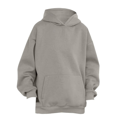 Trendy Solid Color Sports Hoodies | Fleece Sweatshirts for Men & Women | Couple Pullover for Spring & Autumn