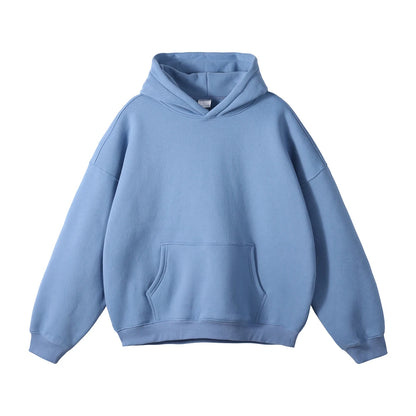 Fleece Hooded Sweatshirt | Unisex Oversized Winter Hoodie Pullover