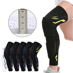 Padded Knee & Shin Compression Sleeve for Muay Thai, MMA & Martial Arts | Impact Protection, Support & Flexibility - FitZone360