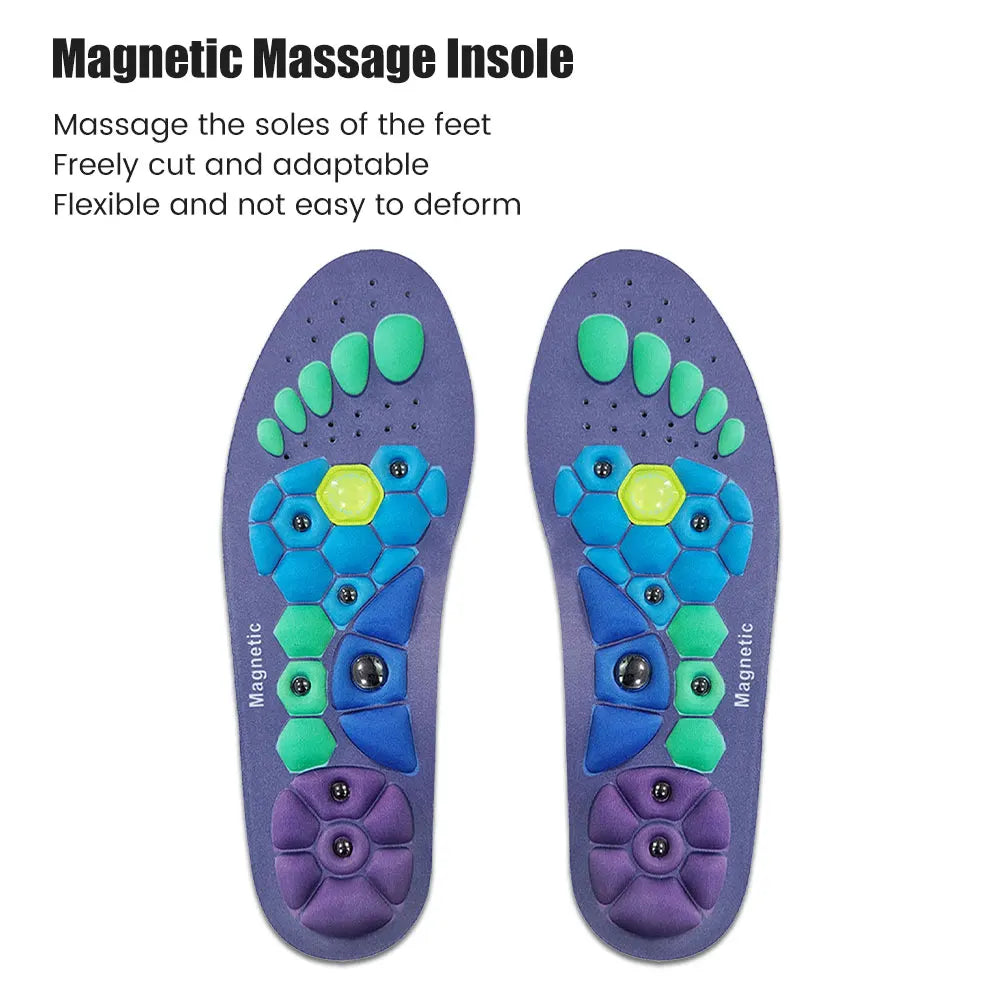 Magnetic Acupressure Insoles | Orthopedic Foot Massage Inserts for Men & Women - FitZone360
