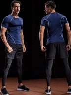 FlexCore Compression Tee: Elevate Your Workout Experience - FitZone360