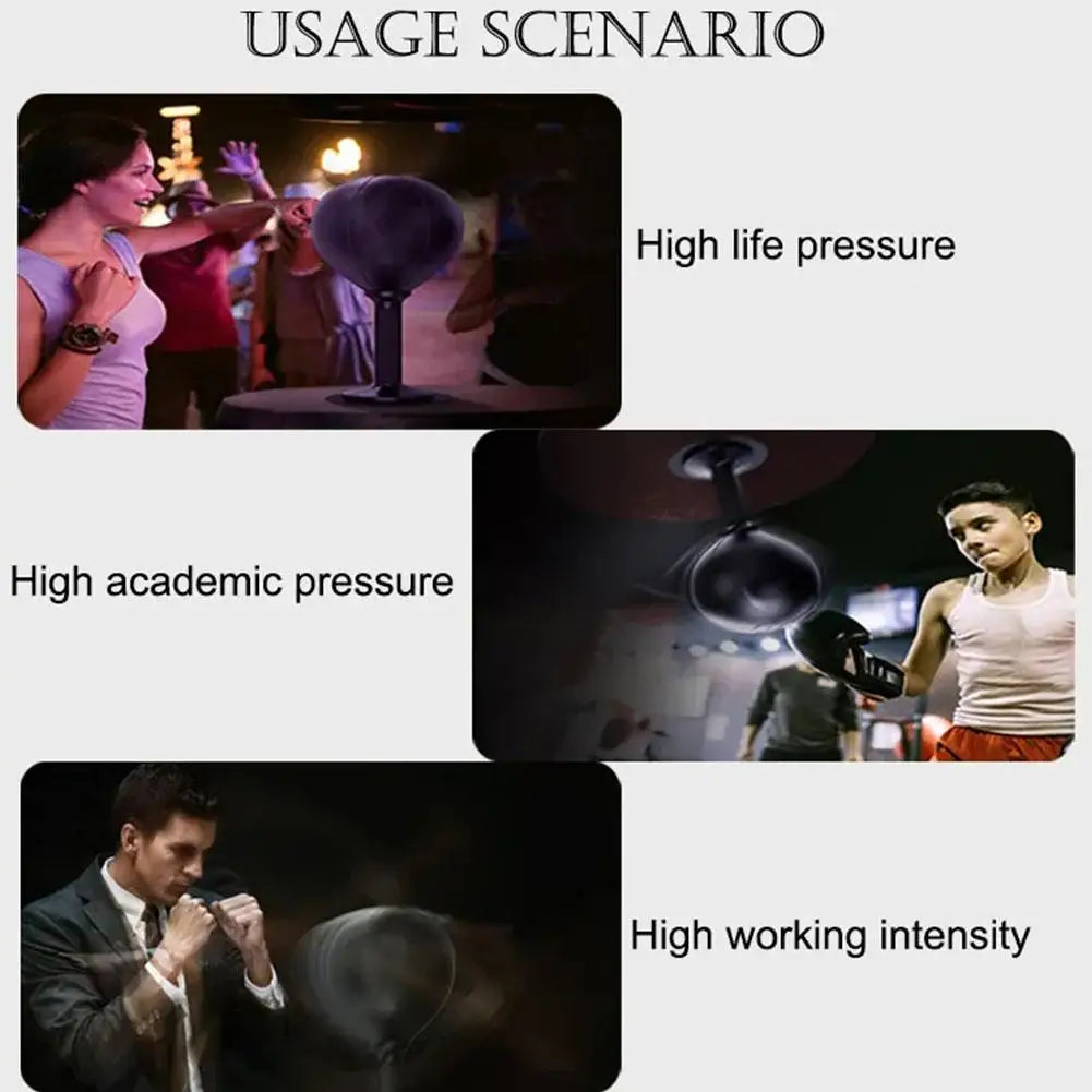 Desktop Boxing Speed Ball Punching Bag Stress Buster. - FitZone360