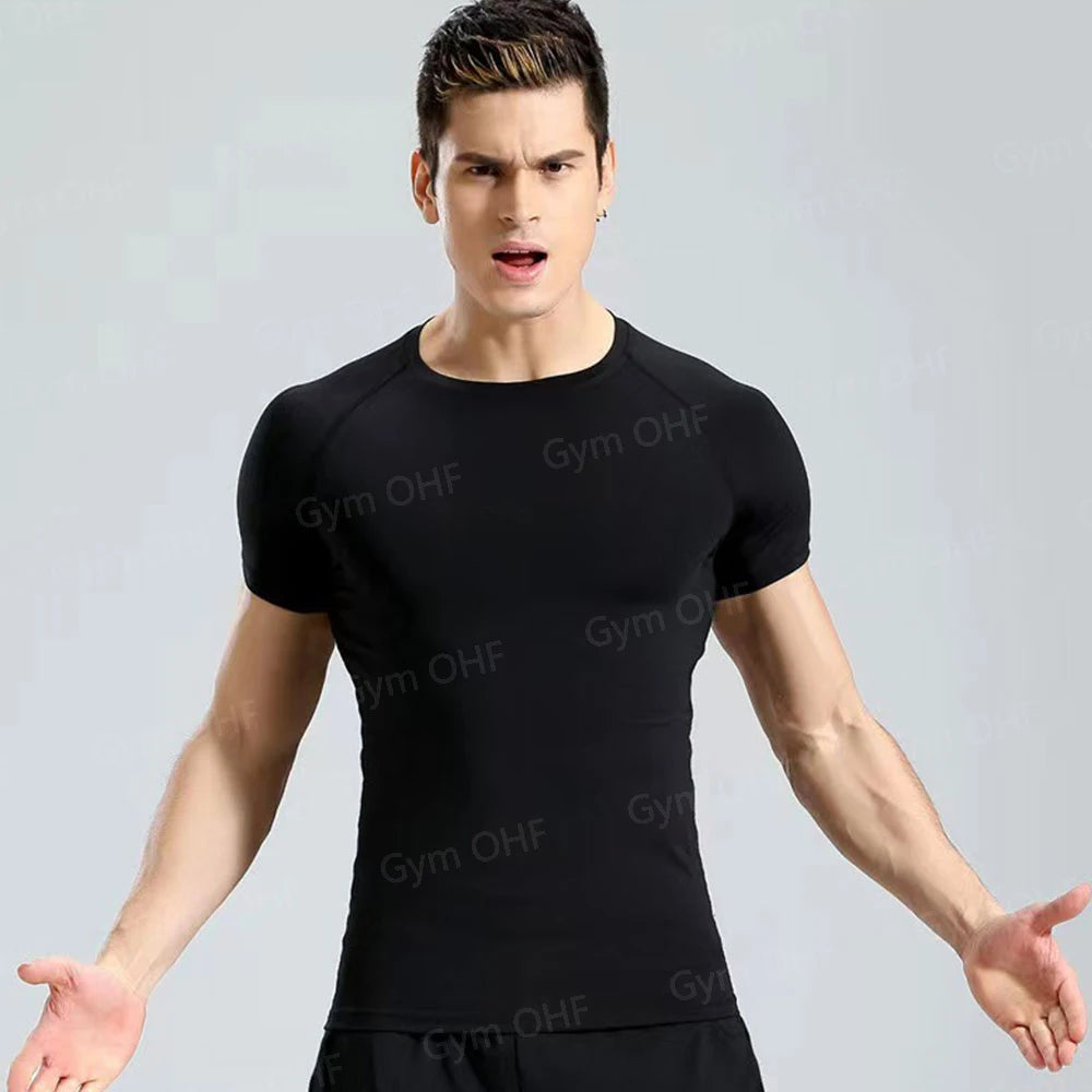 Lonsdale Men's Compression Gym Shirt – Quick-Dry Tight Fit for Fitness & Training - FitZone360