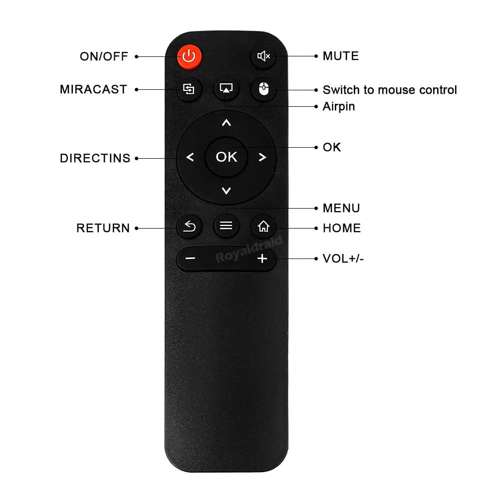 Android 11 P90 MAX Gaming Projector | 19,000+ Retro GAMES | TF Card Support | Wireless Gamepad | Dual WiFi | Portable Home Theater System - FitZone360