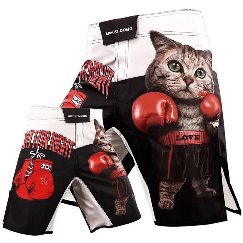 DOMINATE THE CAGE: Pro-Grade MMA Fight Shorts for Champions - FitZone360