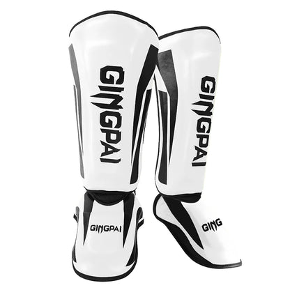 Muay Thai & Kickboxing Shin Guards – Martial Arts Protective Pads for Boxing, Sparring & Training - FitZone360