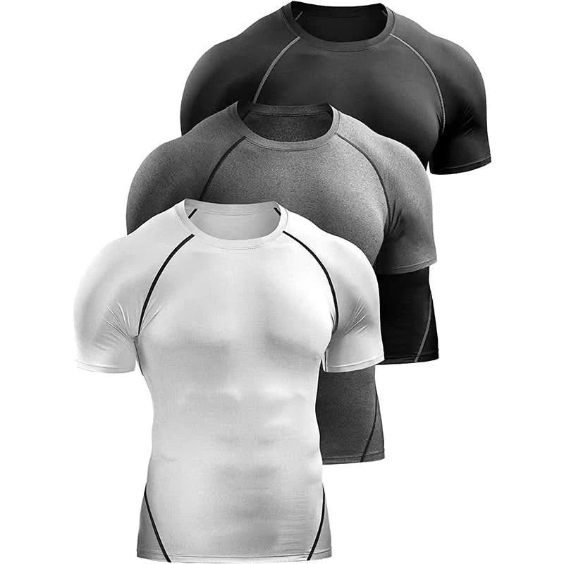 FlexCore Compression Tee: Elevate Your Workout Experience - FitZone360