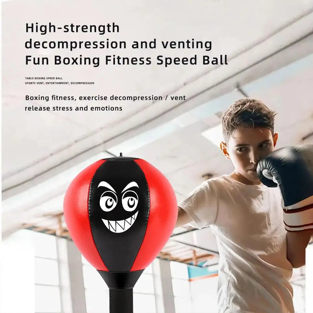 Desktop Boxing Speed Ball Punching Bag Stress Buster. - FitZone360