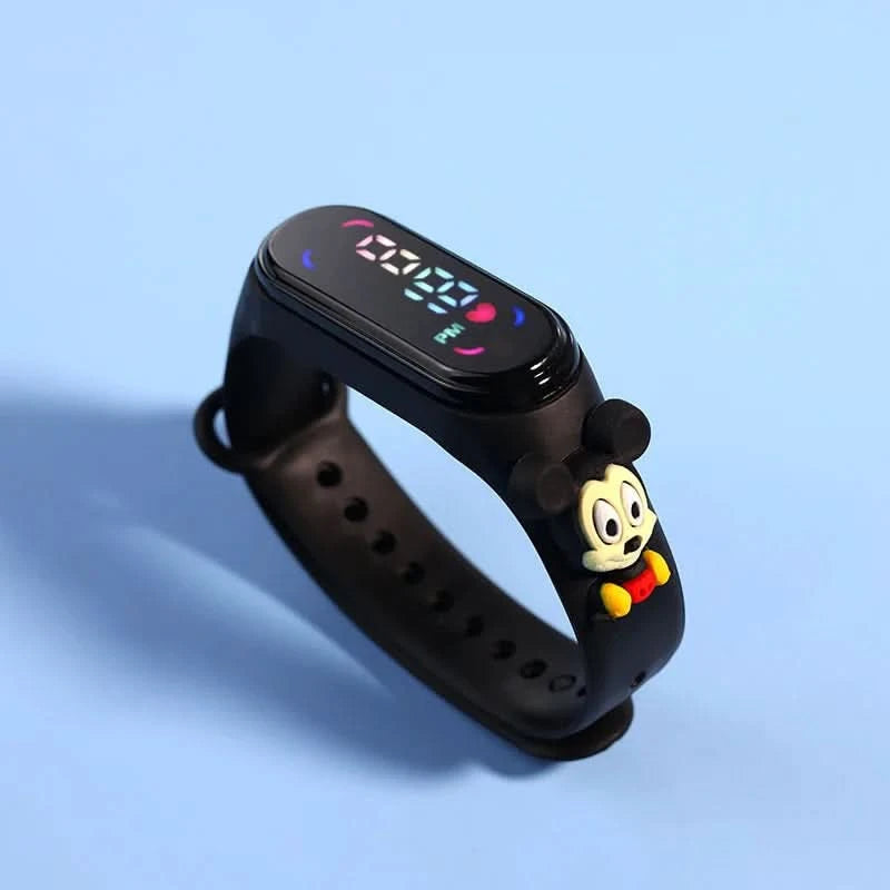 Fashion Mickey & Marvel Superhero Children's LED Sports Watches | Waterproof & Touch Display ⌚✨ - FitZone360