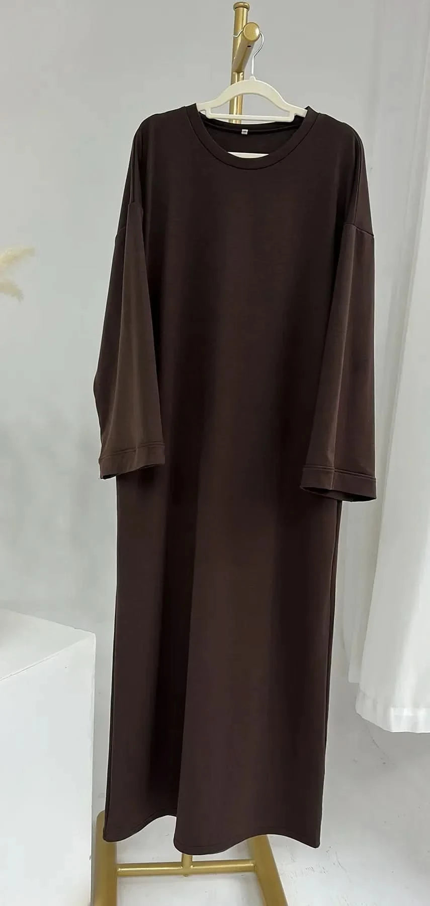 Casual Muslim Abaya Sweatshirt Dress for Women | Modest Daily Wear - FitZone360