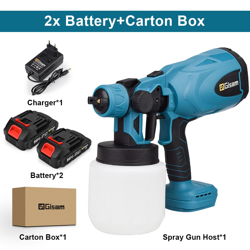 Y 18V Battery! Cordless Electric Spray Gun - FitZone360