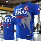 Fashion Muay Thai Sports T-Shirt | Lightweight, Breathable Fitness & Combat Training Tee - FitZone360