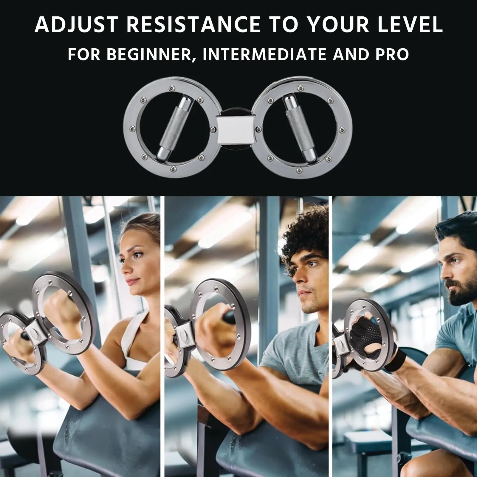 Adjustable Resistance Boxing Forearm & Grip Trainer