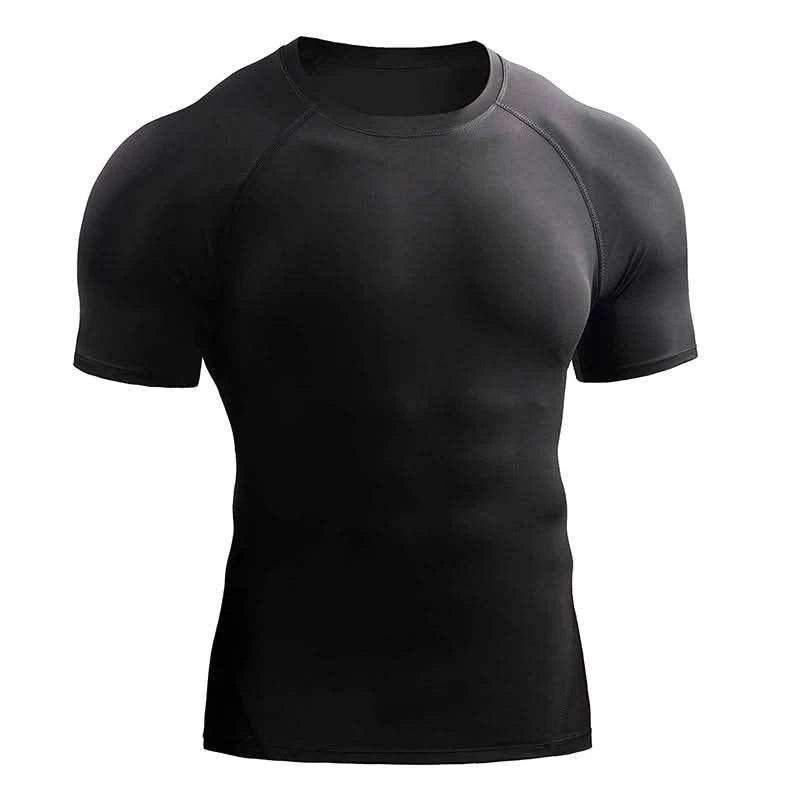 FlexCore Compression Tee: Elevate Your Workout Experience - FitZone360
