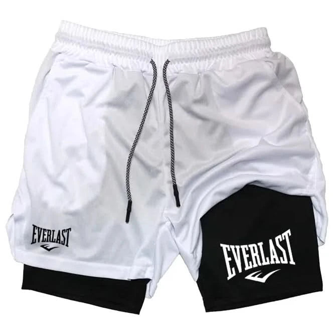 Everlast 2-Layer Compression Training Shorts | Boxing, MMA & Muay Thai - FitZone360