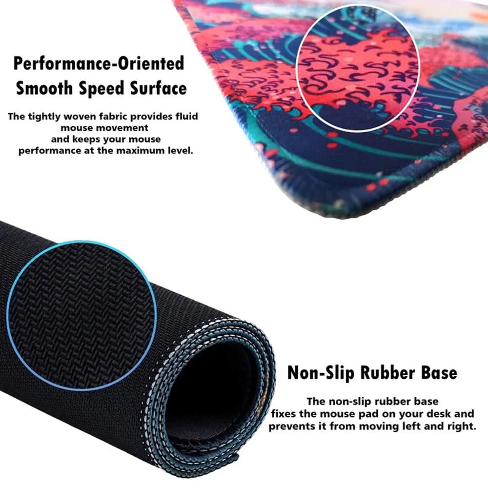 Chart Pattern Mouse Pad | Candlestick Art Desk Pad for Crypto Traders, Investors | Bitcoin, PEPE & Forex Enthusiasts - FitZone360