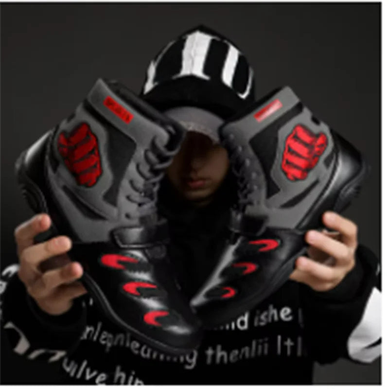 Professional Boxing Shoes | Lightweight High-Top Fight Footwear - FitZone360