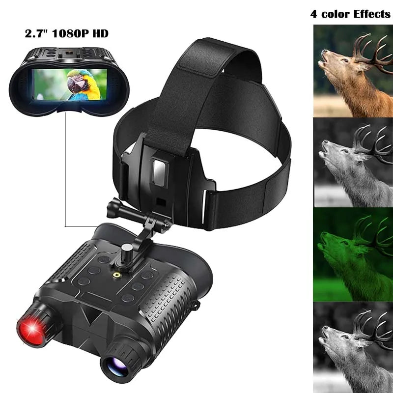 NV8160 1080P Military Digital Infrared Night Vision | Binoculars with Helmet Mount - FitZone360