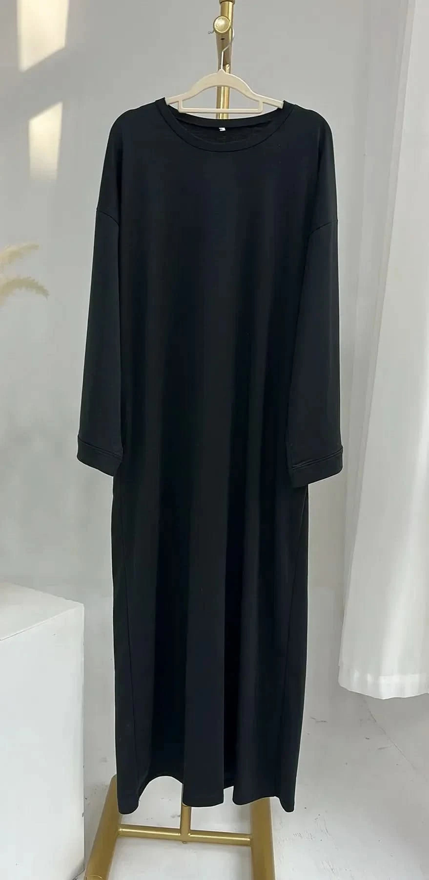 Casual Muslim Abaya Sweatshirt Dress for Women | Modest Daily Wear - FitZone360