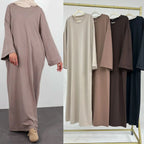 Casual Muslim Abaya Sweatshirt Dress for Women | Modest Daily Wear - FitZone360