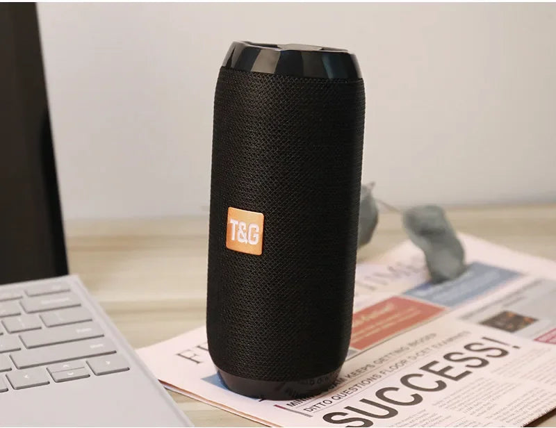 Portable Bluetooth Speaker | Waterproof Outdoor Subwoofer with FM & TF Support - FitZone360