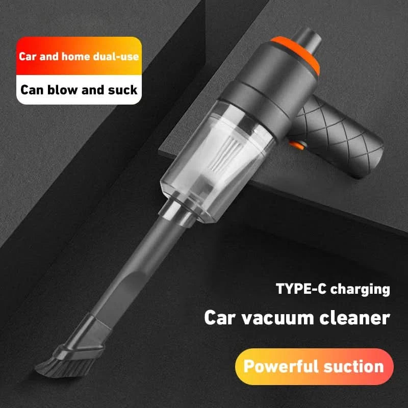 Wireless Car Vacuum Cleaner – 120W High Power, 1200mAh Cordless Handheld Auto Vacuum, Portable & Rechargeable - FitZone360