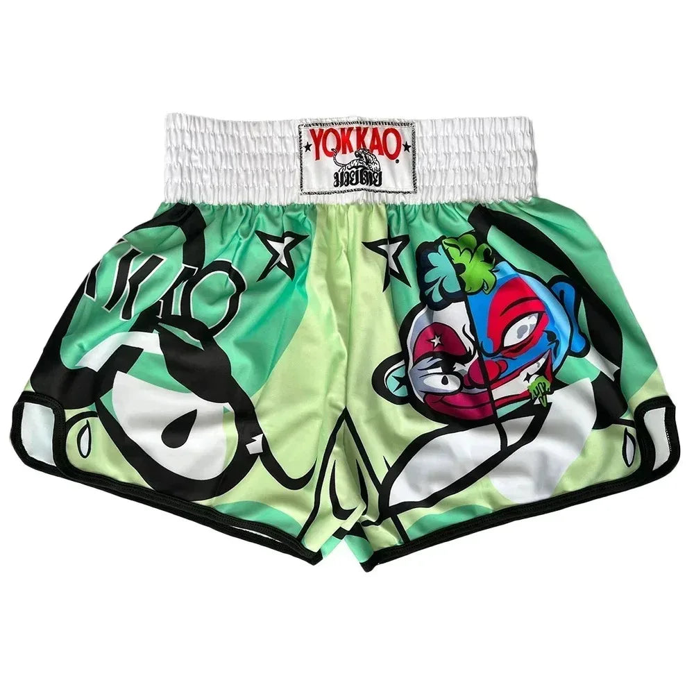 YOKKAO Design Muay Thai Boxing Shorts | Thai Kickboxing K1 Training Fight Shorts