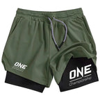 One Championship 2 Layer Compression Shorts | MMA Muay Thai Boxing