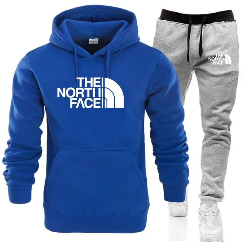 The North Face Tracksuit Set – Hooded Sweatshirt & Jogging Pants for Men & Women