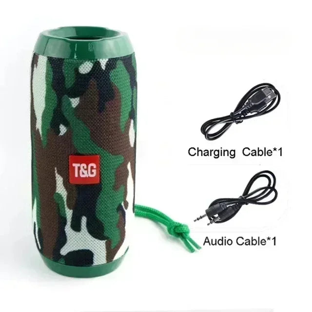 Portable Bluetooth Speaker | Waterproof Outdoor Subwoofer with FM & TF Support - FitZone360